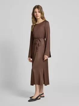 Платье атласное, облегающее фигуру, из высококачественной вискозы Marc O'Polo