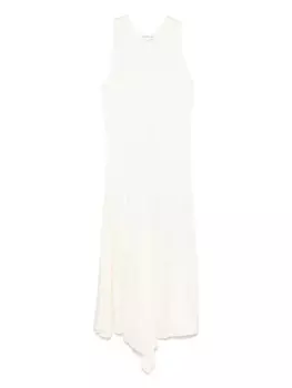 Платье атласное Victoria Beckham, нейтральный