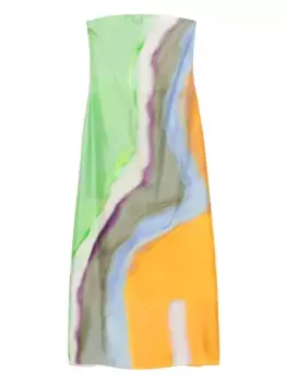 Платье Aura Christopher Esber, оранжевый