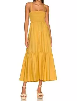 Платье Austin цвета кукурузы A.L.C., цвет maize