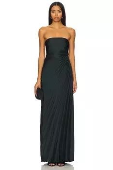 Платье бьянка A.L.C., цвет forest