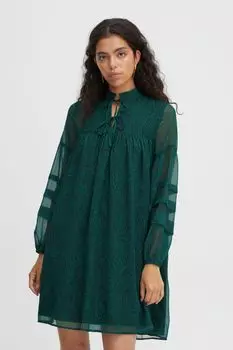 Платье b.young Blusen BYHIMA SHORT DRESS, зеленый