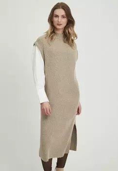 Платье b.young BYNORA LONG DRESS, цвет cement melange