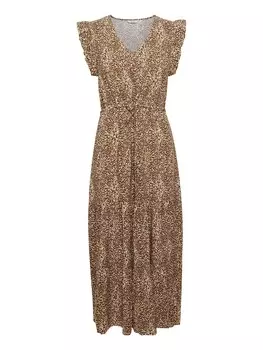 Платье b.young Dress Joella, цвет Brown/Light brown