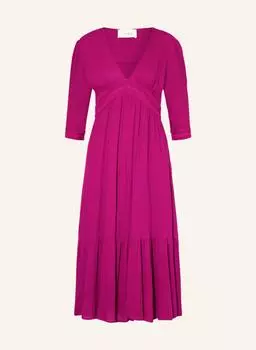 Платье ba&sh SATURNE mit 3/4-Arm, фуксия