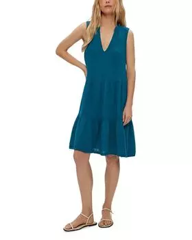 Платье-бэбидолл из хлопка "Daisy" Michael Stars, синий