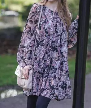 Платье-бэбидолл Quinn Paisley Floral в цвете Multi Papillon