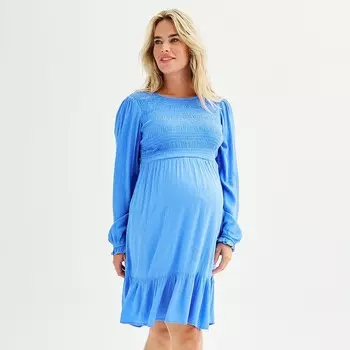Платье Babydoll с присборами для беременных Sonoma Goods For Life, цвет Vida Strem