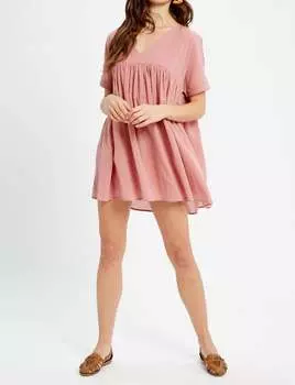 Платье Babydoll So Sweet в цвете Rose Dust Listicle