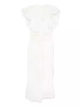 Платье Balance Waterfall ZIMMERMANN, белый