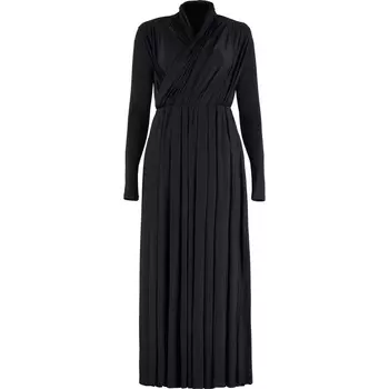 Платье Balenciaga Draped Jersey Long, черный