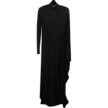 Платье Balenciaga Minimal Maxi, черный