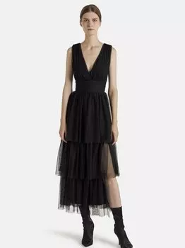 Платье balino с воланами Nicowa, черный