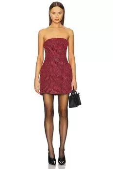 Платье-Баллон karoline из букле Bardot, красный