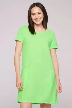 Платье-баллон SOCCX с карманами, цвет Fresh Lime