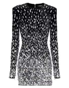 Платье Balmain, черный
