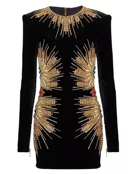 Платье Balmain, черный