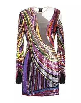 Платье Balmain, фиолетовый