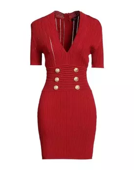 Платье Balmain, красный