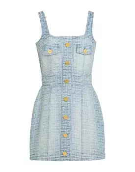 Платье Balmain, небесно-голубой