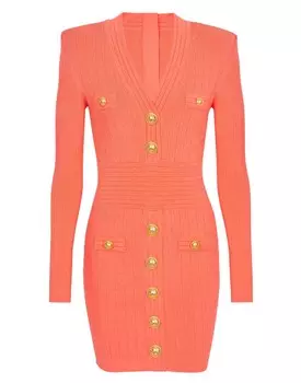 Платье Balmain, розовый