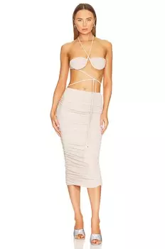 Платье Bananhot Milan, цвет Ivory Lurex