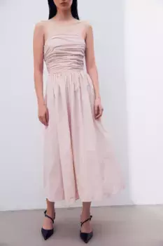 Платье-бандо H&M, розовый
