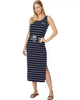 Платье Barbour Barbour Overl Midi Dre, темно-синий