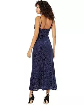 Платье Bardot Adoni Leopard Midi Dress, цвет Blue Leo