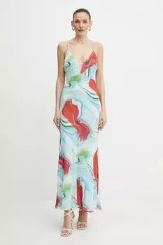 Платье Bardot, бирюзовый