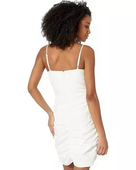 Платье Bardot Elena Mini Rouched Dress, слоновая кость
