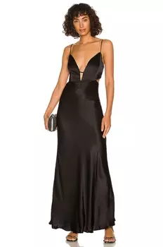 Платье Bardot Karlotta Slip, черный