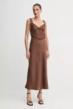 Платье Bardot, коричневый