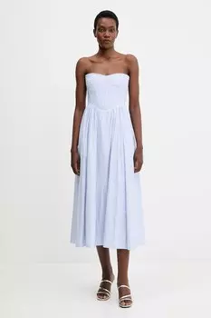 Платье Bardot, синий