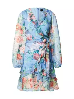 Платье Bardot, светло-синий