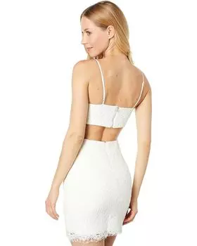 Платье Bardot Tillie Lace Mini Dress, слоновая кость