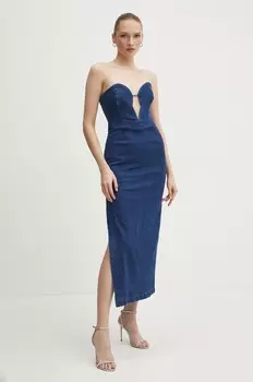 Платье Bardot vestito di jeans ELENI, темно-синий