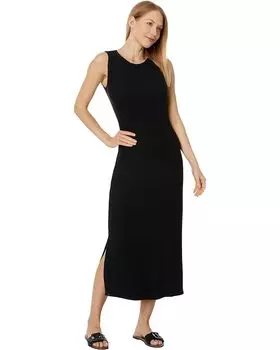 Платье Barefoot Dreams Malibu Collection Ultra Soft Rib Tank, черный
