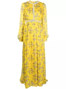 Платье Baroque с цветочным принтом Macgraw, золотистый