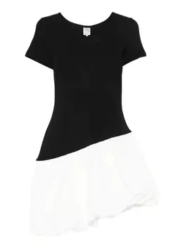 Платье Baum Und Pferdgarten с короткими рукавами и объемным подолом, черный