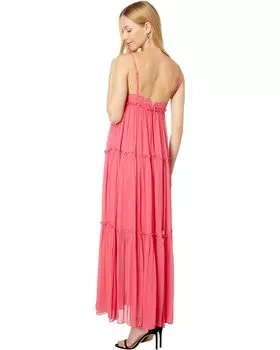 Платье BCBGMAXAZRIA Maxi Dress, цвет Claret Red