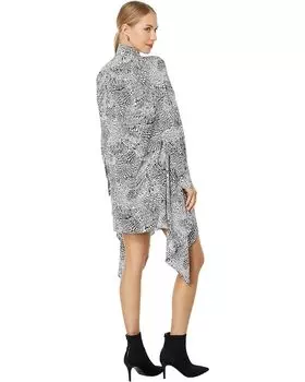 Платье BCBGMAXAZRIA Silky Dress, цвет Black Combo