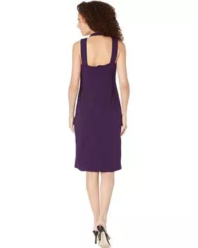 Платье Bebe Bodycon Halter Dress, фиолетовый
