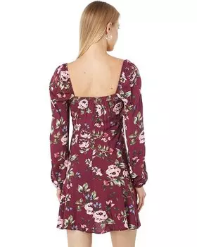 Платье Bebe Floral Chiffon Ditsy Dress, мульти