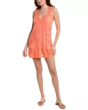 Платье BECCA by Rebecca Virtue Beach Date с V-образным вырезом, красный