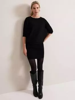 Платье бекки с крыльями летучей мыши Phase Eight, черный