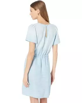 Платье bella dahl Short Sleeve Cutout Dress, цвет Shoreline Ombre Wash