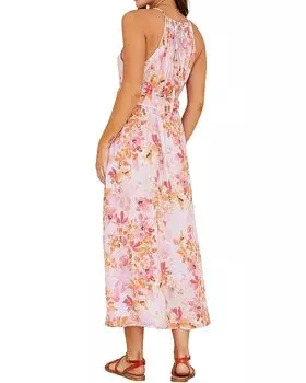 Платье bella dahl Sleeveless Elastic Waist Midi Dress, цвет Fiesta Floral Print