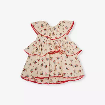 Платье bella из органического хлопка с графическим принтом 9–36 месяцев Konges Slojd, цвет fifi fleur