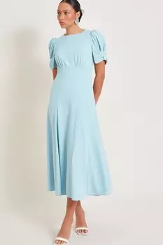 Платье Belle с бантом Monsoon, синий